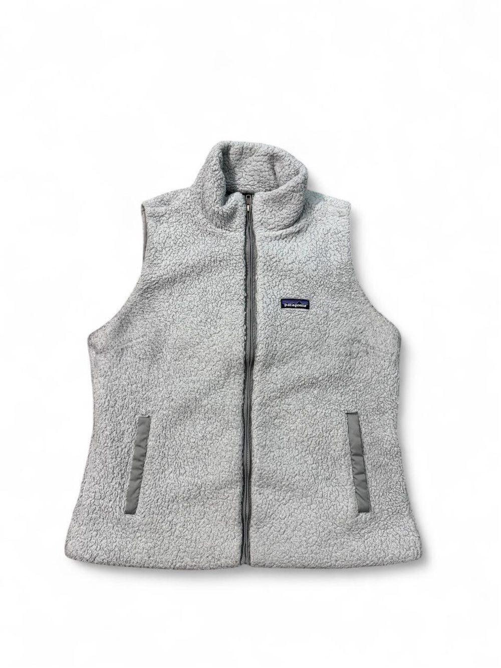 Patagonia Los Gatos fleece vest full zip grey size XL women’s read